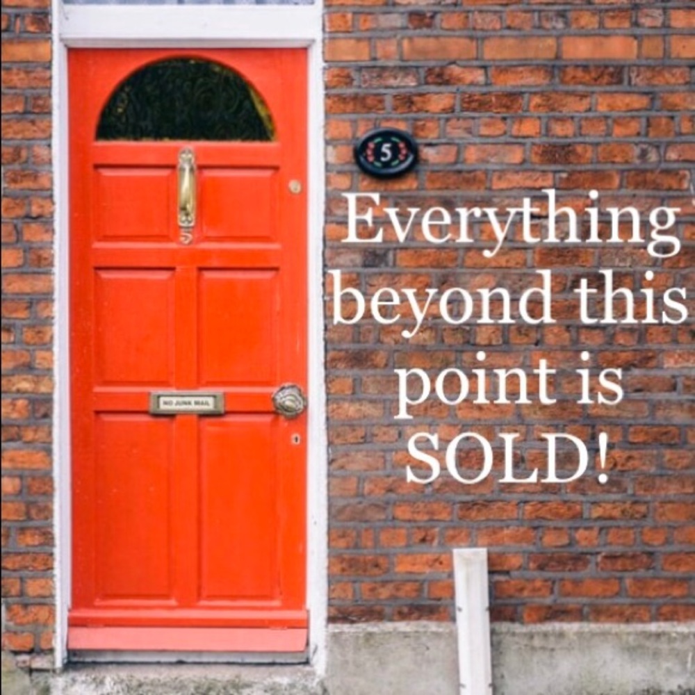 💥 SOLD Below this point! 💥